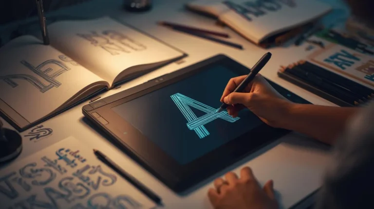 A beginner guide on How to Make a Font using professional tools
