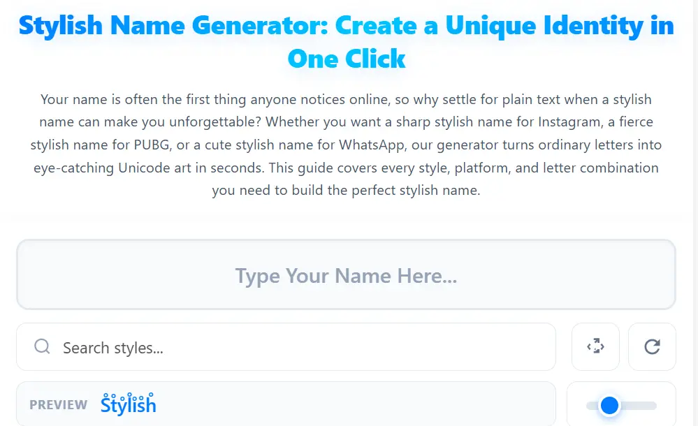 Pic-Of-Stylish-Name-Generator